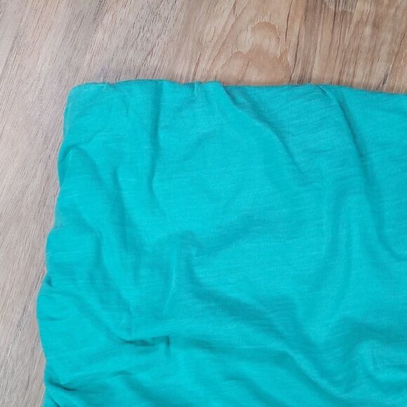 💜Mossimo Sea Green Ruched Sleeveless Tube Top Small - Picture 3 of 7